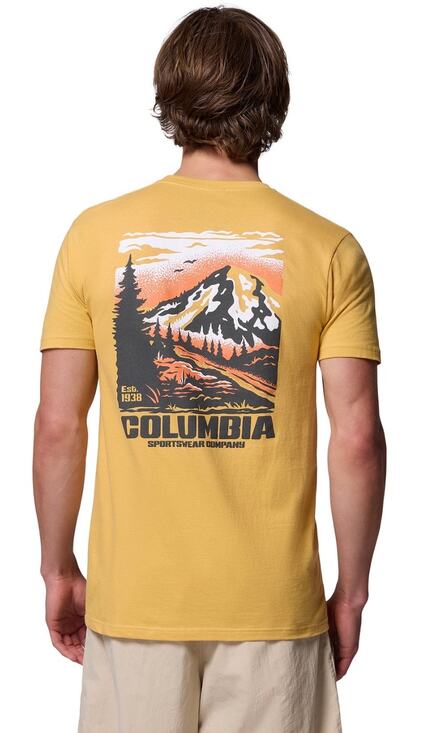 Columbia Other - Columbia Cenat Graphic Tee, Mustard Yellow, Gorpcore Outdoors, Men's Medium, NWT